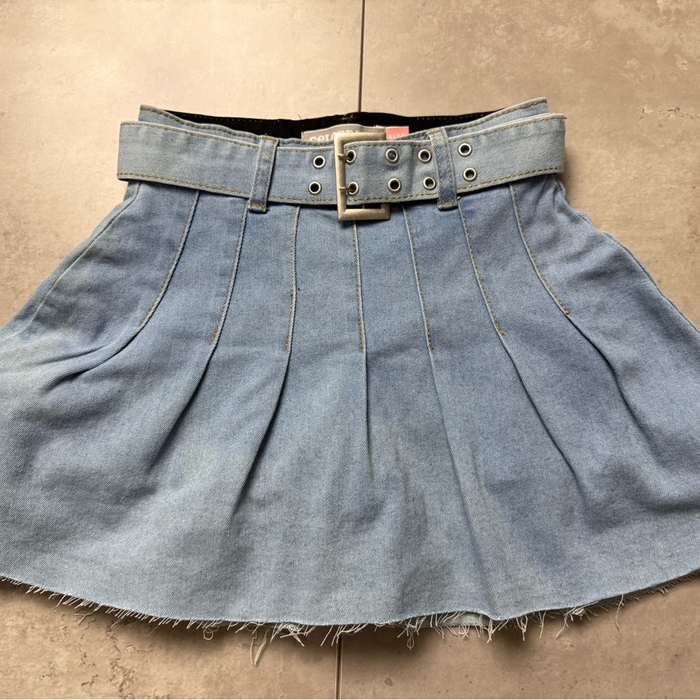 Celebrity Pink Blue Skater Mini Skort